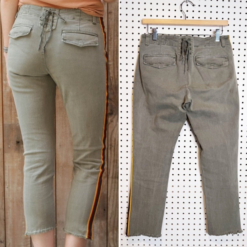 Pam & Gela | "Uniform Side Stripe Step Military Pants" w/ Corset Style   Size 27